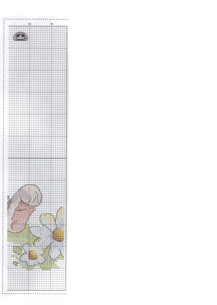 Schema punto croce Conigli estate 3