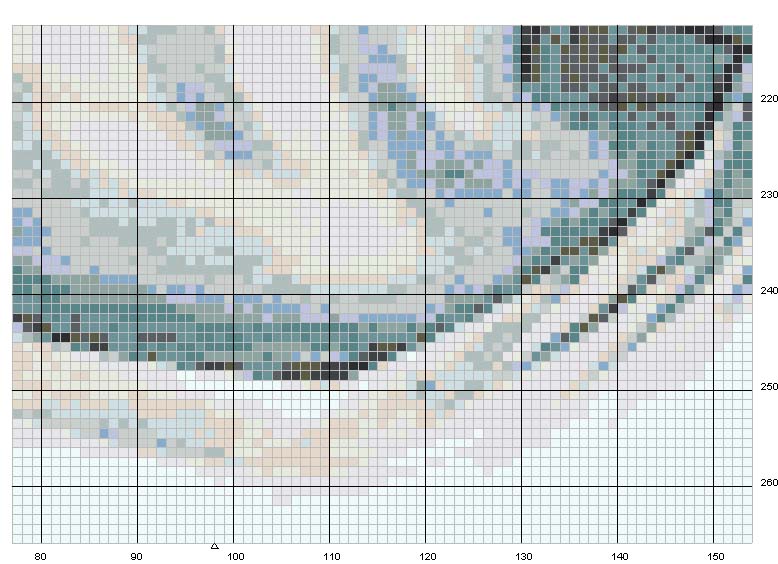 Schema punto croce Cristo 6