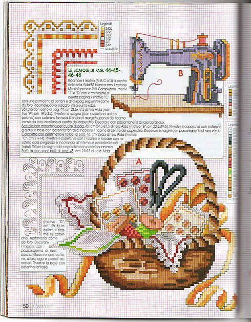 Schema punto croce Cucito e ricamo 5