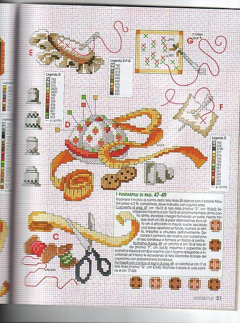 Schema punto croce Cucito e ricamo 6