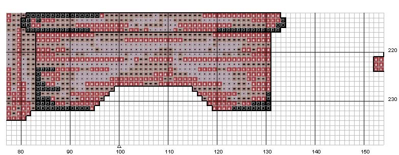 Schema punto croce Donna che ricama 6
