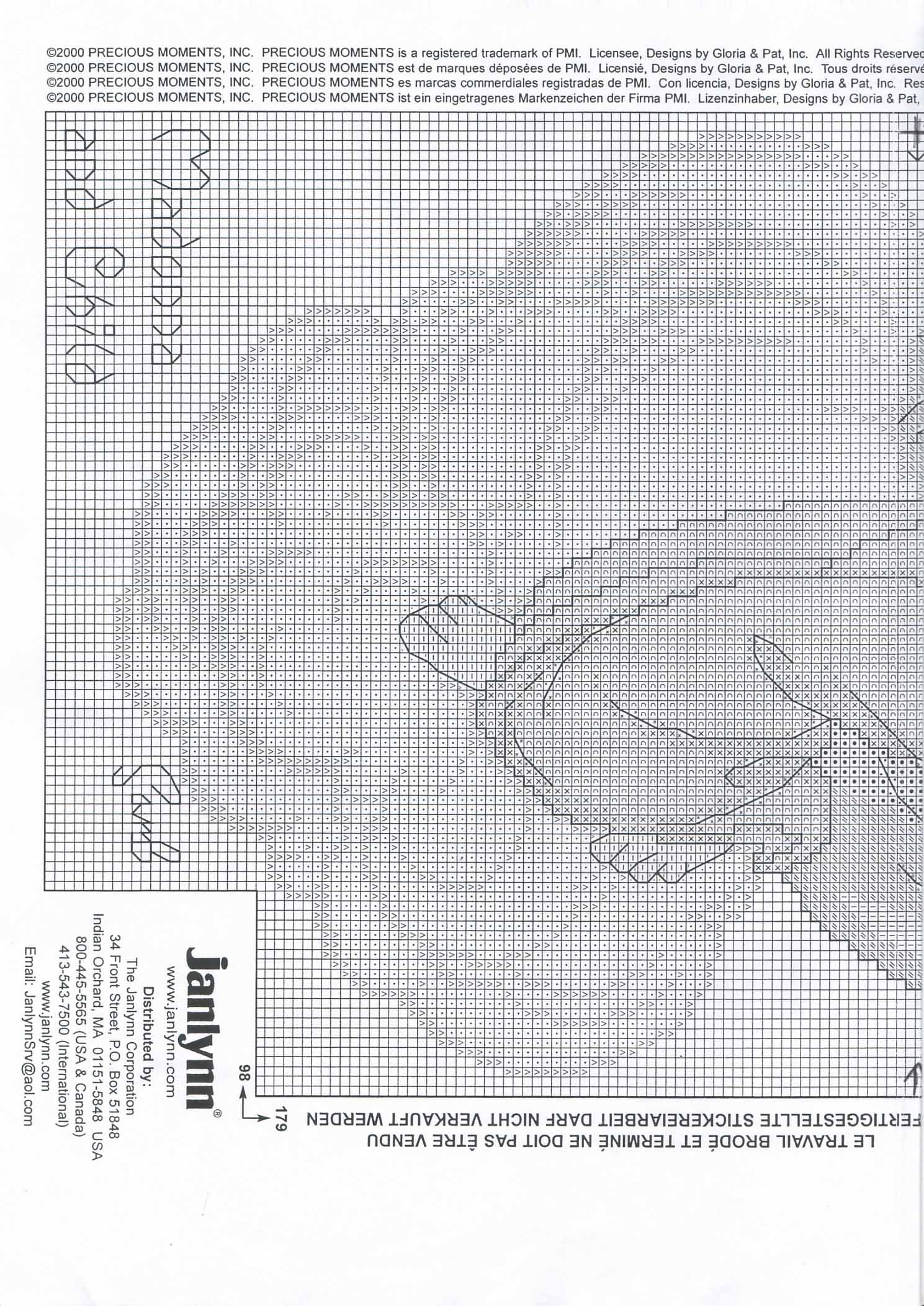 Schema punto croce Donna con bambino 1 2