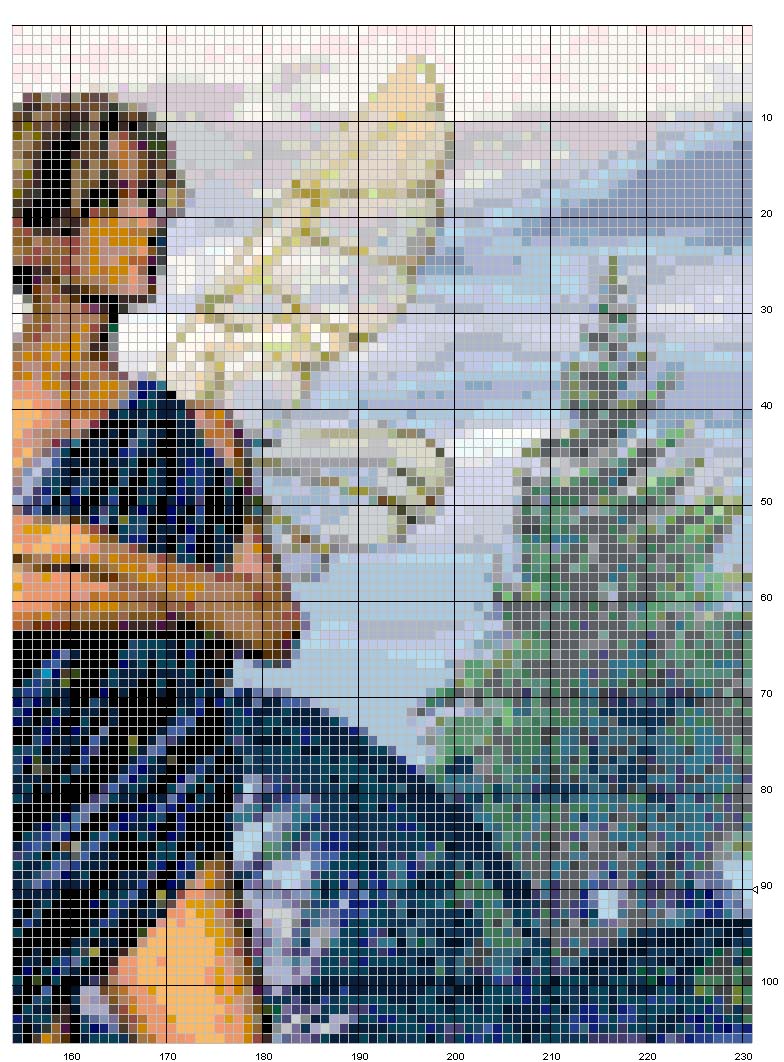 Schema punto croce Fataaa 5