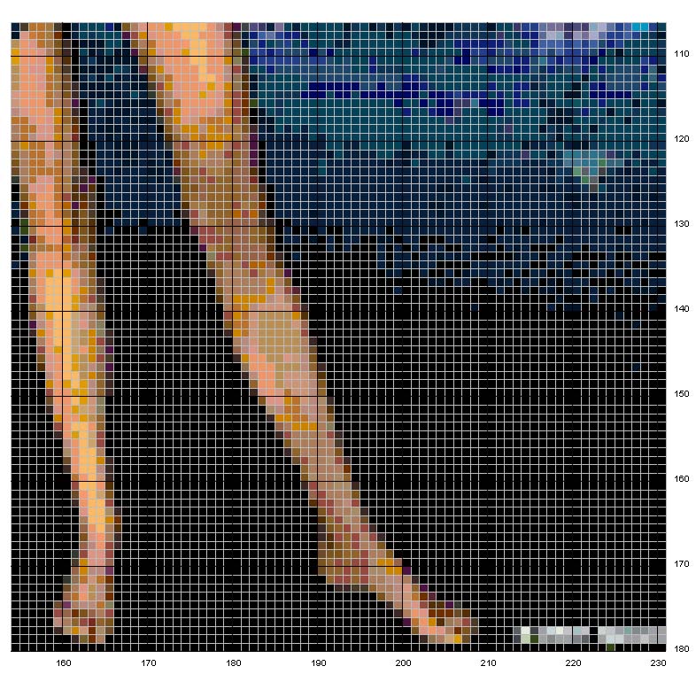 Schema punto croce Fataaa 6