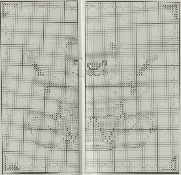 Schema punto croce Foto ricordo orsetto 1