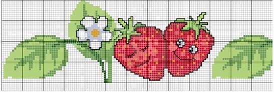 Schema punto croce Fragoline