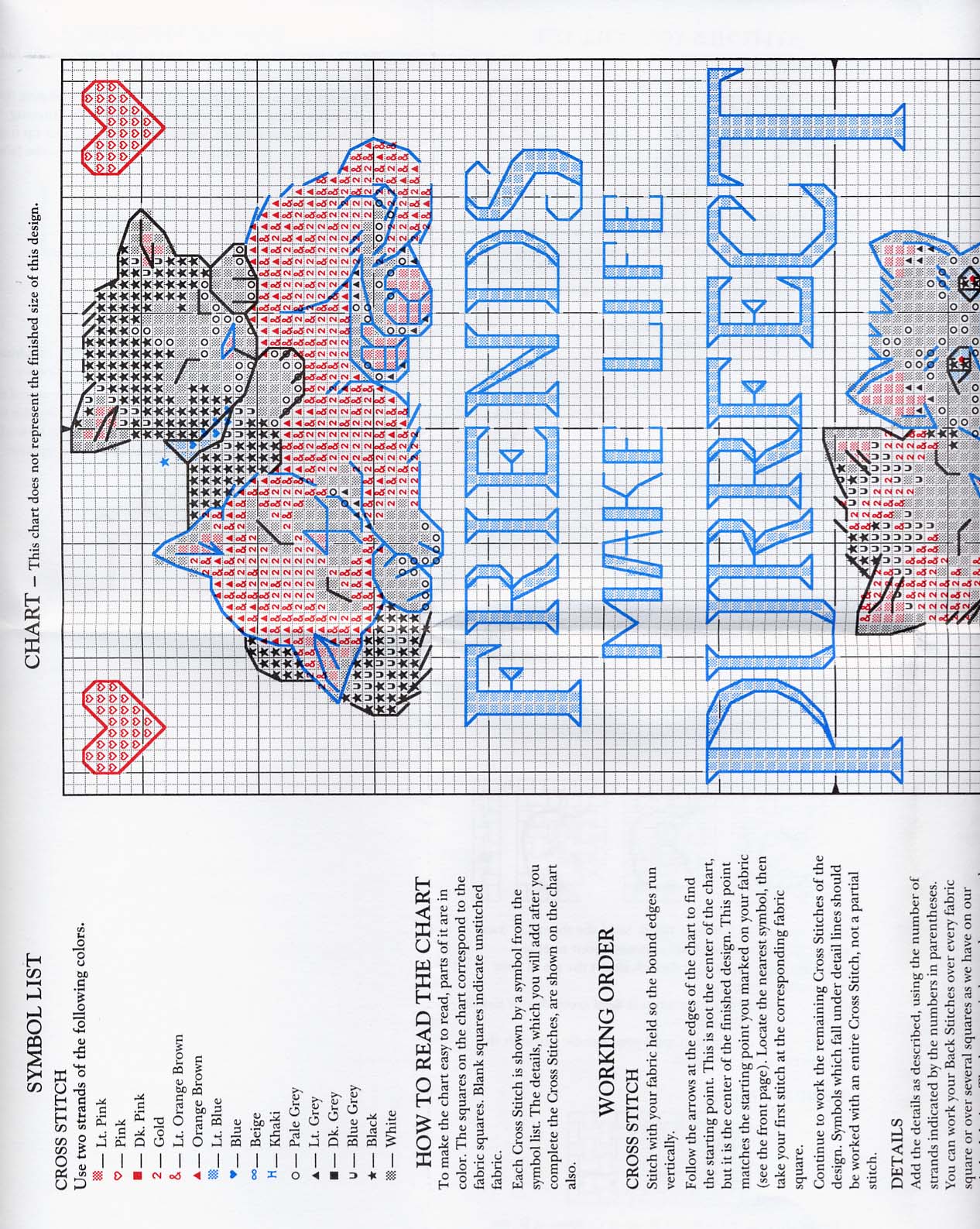 Schema punto croce Gattini 2