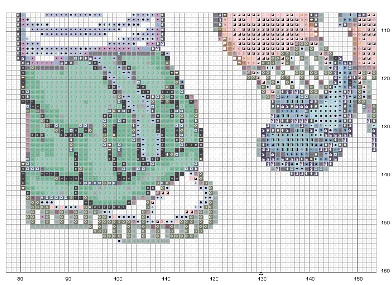 Schema punto croce Gioia al signore 4