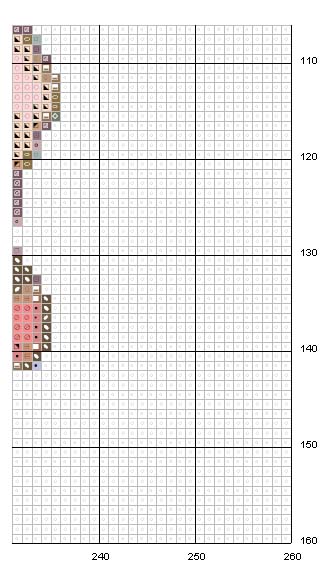 Schema punto croce Gioia al signore 8
