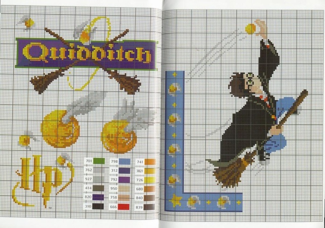 Schema punto croce Harry potter 1