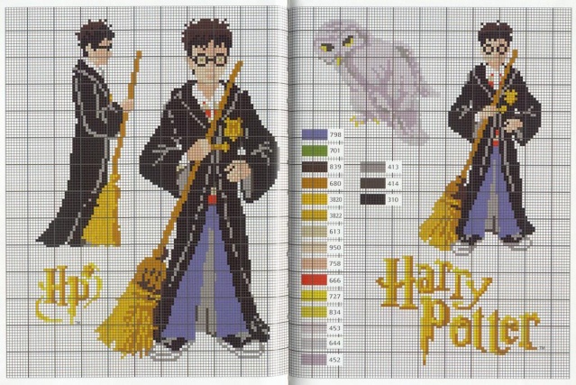 Schema punto croce Harry potter 2