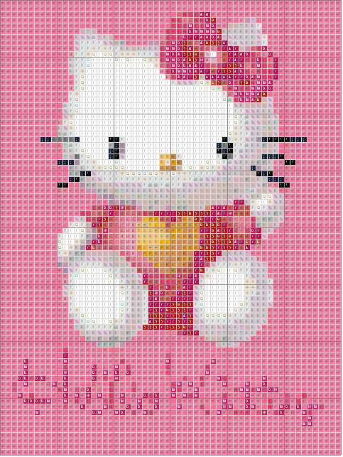 Schema punto croce Hello kitty 14