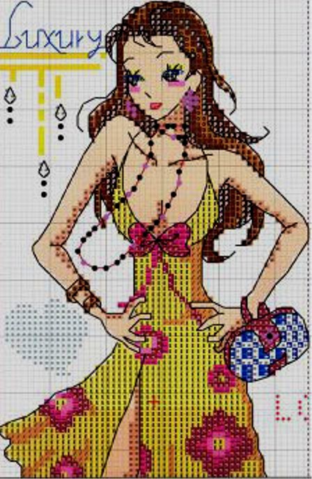 Schema punto croce Luxury