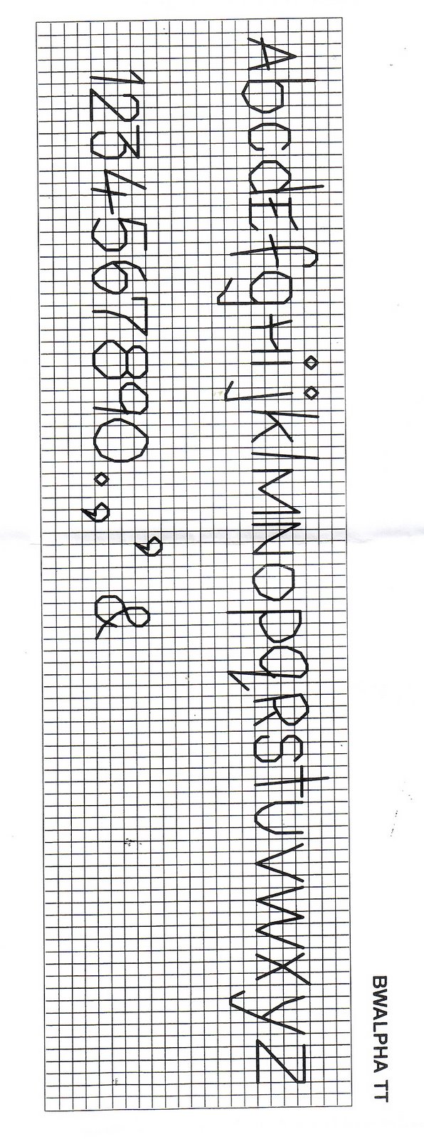 Schema punto croce Matrimonio 10