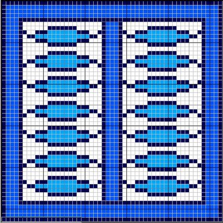 Schema punto croce Mattonella 3