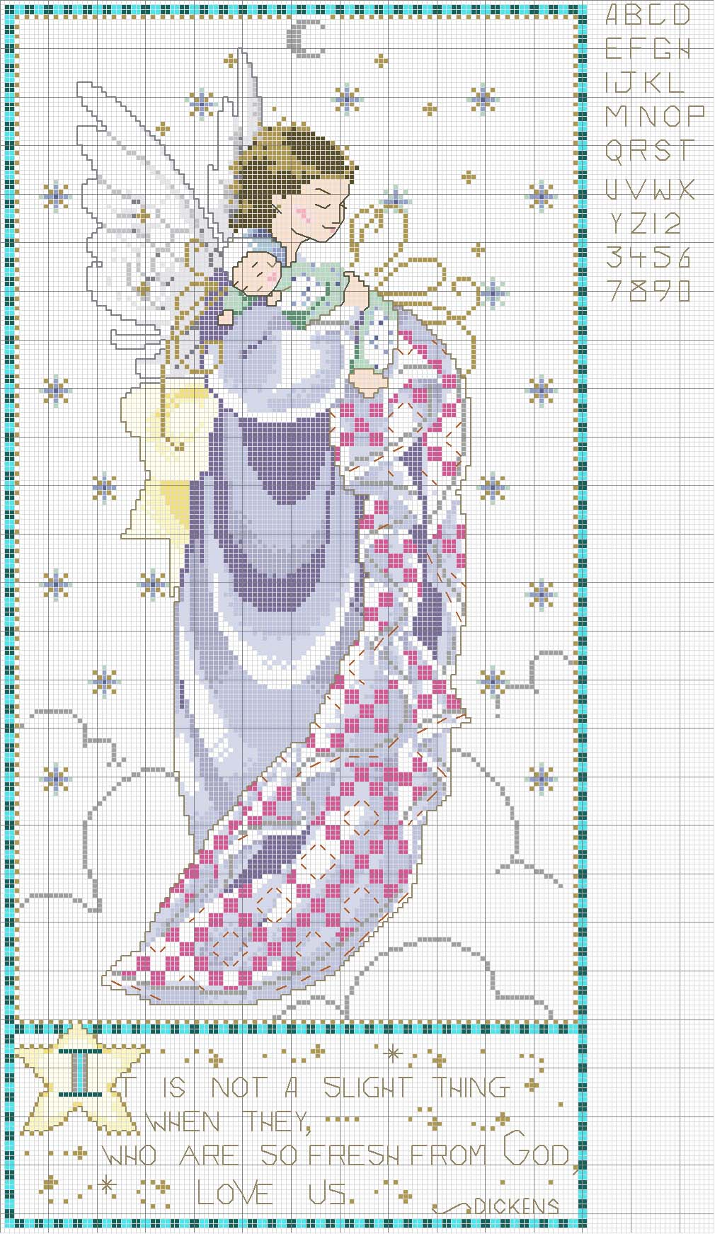 Schema punto croce Moonlight