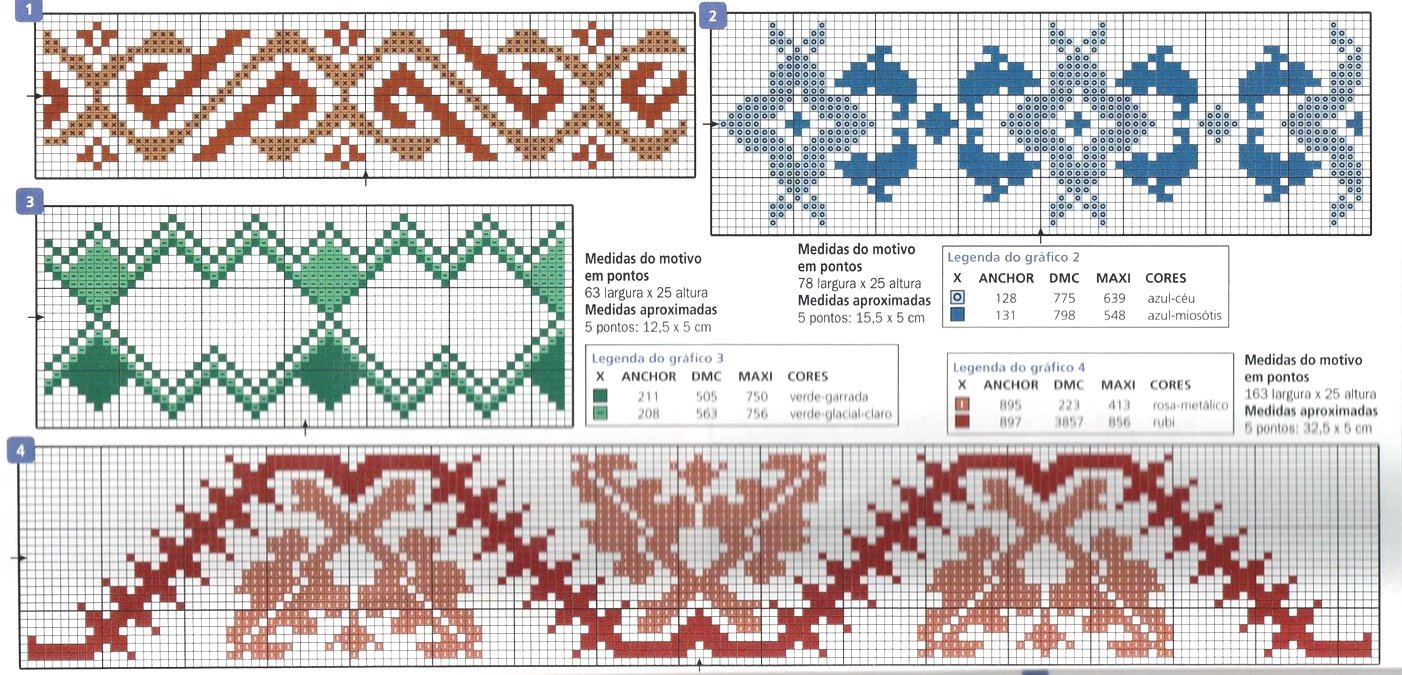 Schema punto croce Motivi diversi 11