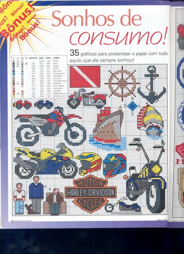 Schema punto croce Motivi diversi 21