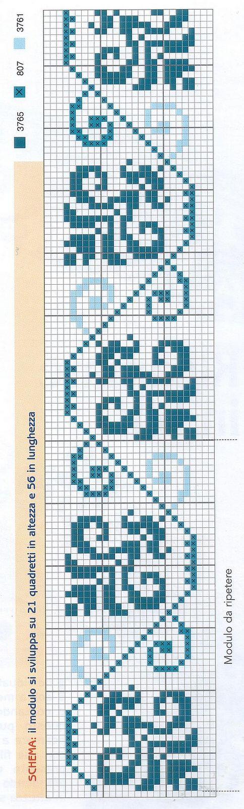 Schema punto croce Motivi diversi 3