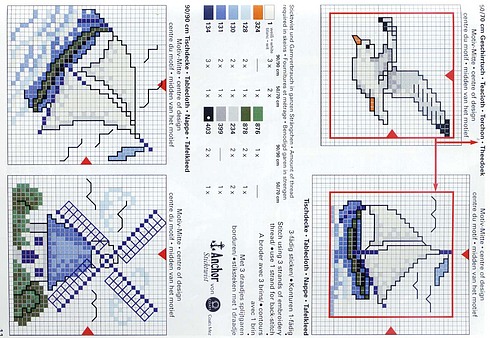 Schema punto croce Motivi mare 13
