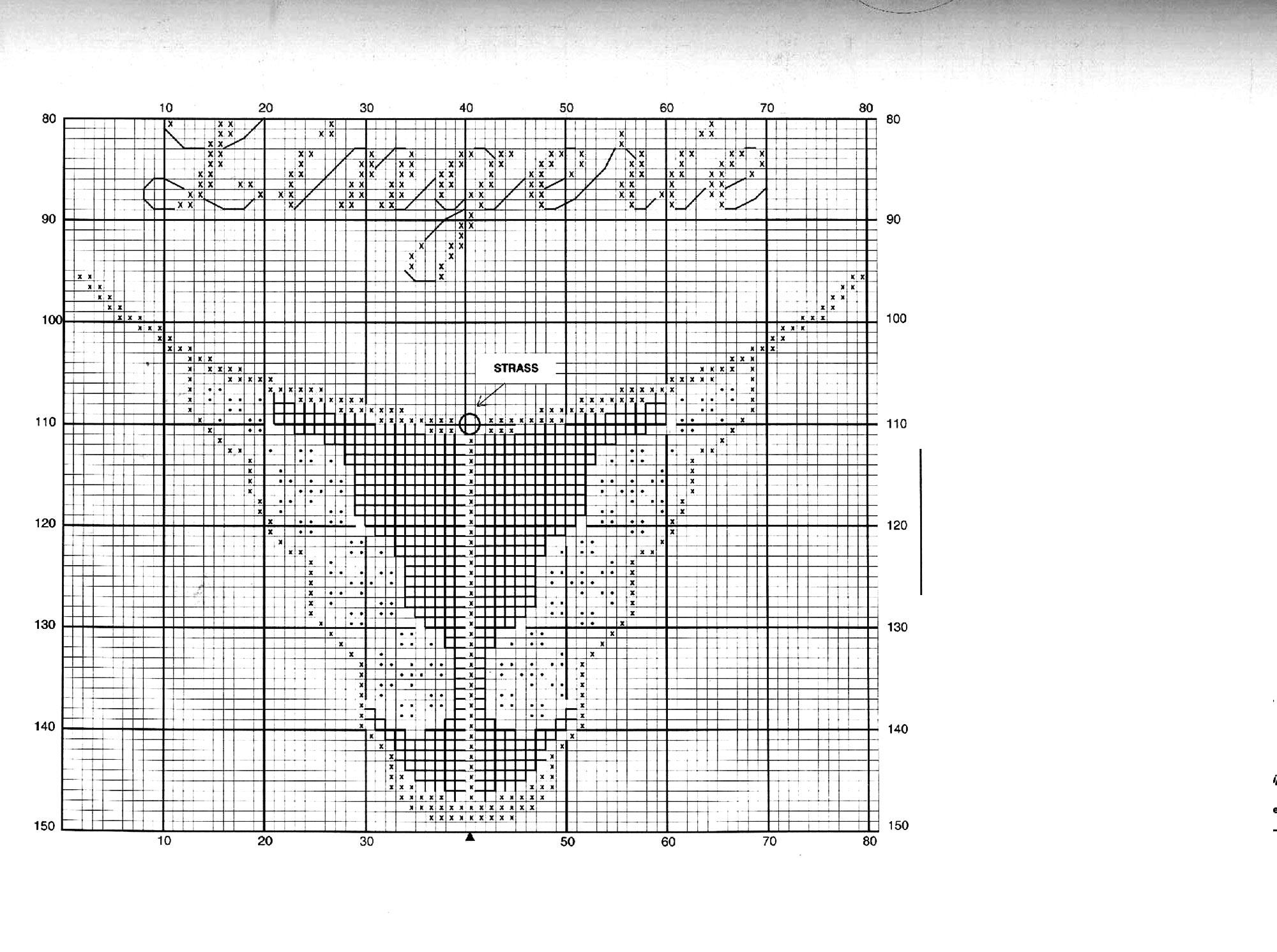 Schema punto croce Mutandine