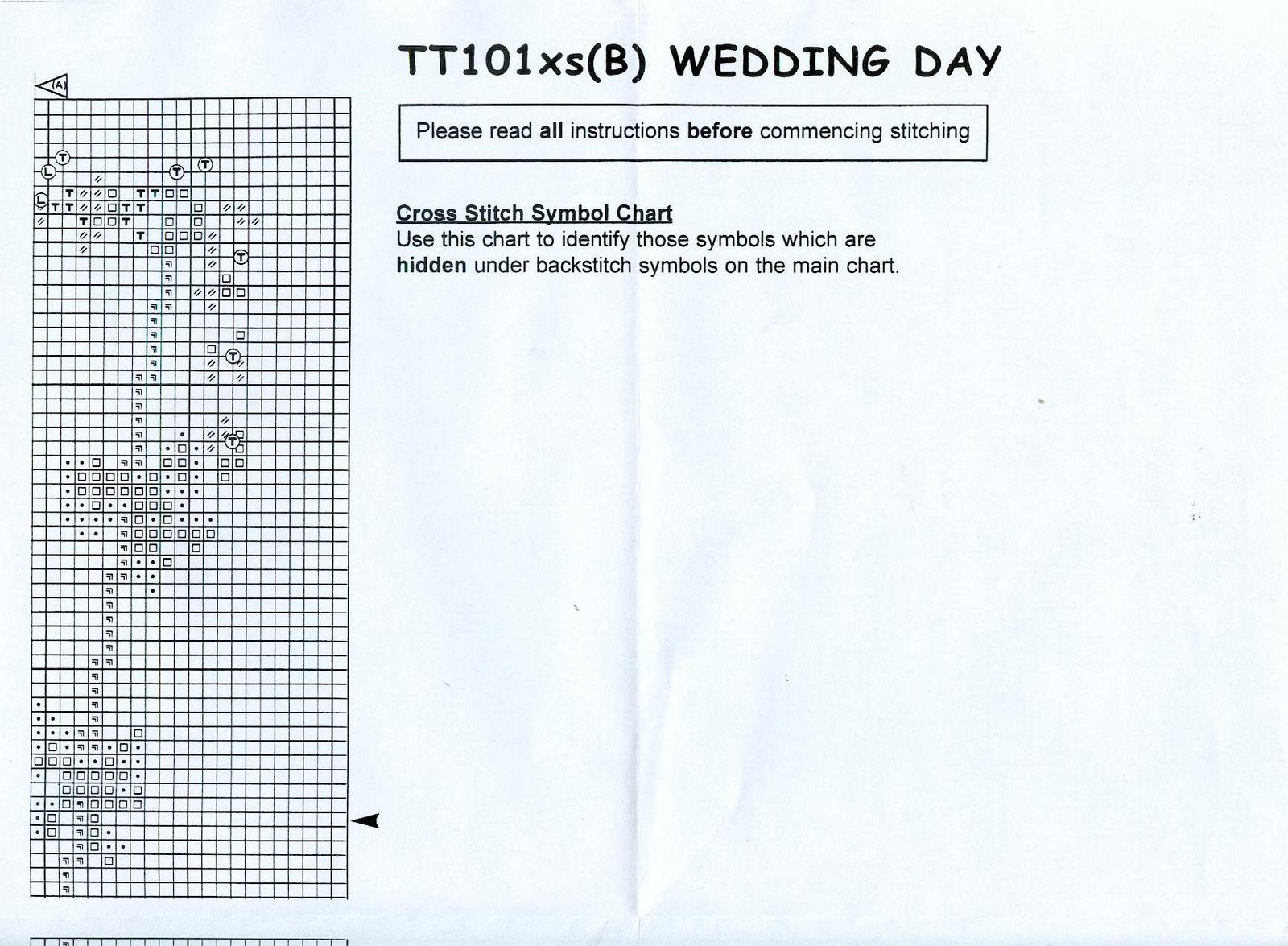 Schema punto croce Oggi sposi 6