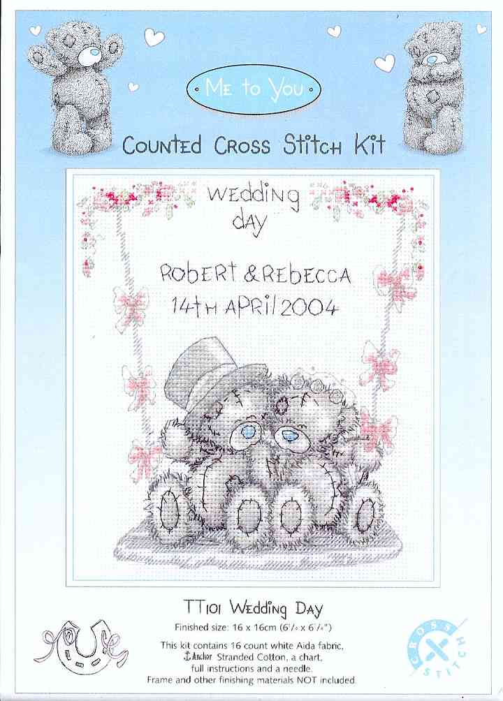 Schema punto croce Oggi sposi