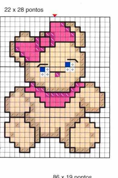 Schema punto croce Orsettina