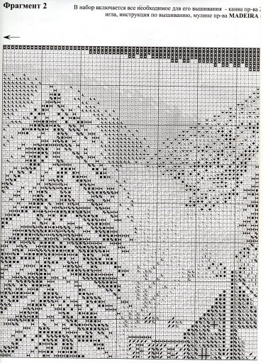 Schema punto croce Paesaggio 5