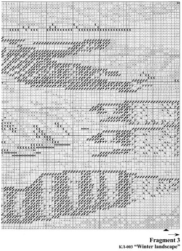 Schema punto croce Paesaggio 7