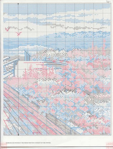 Schema punto croce Paesaggio c