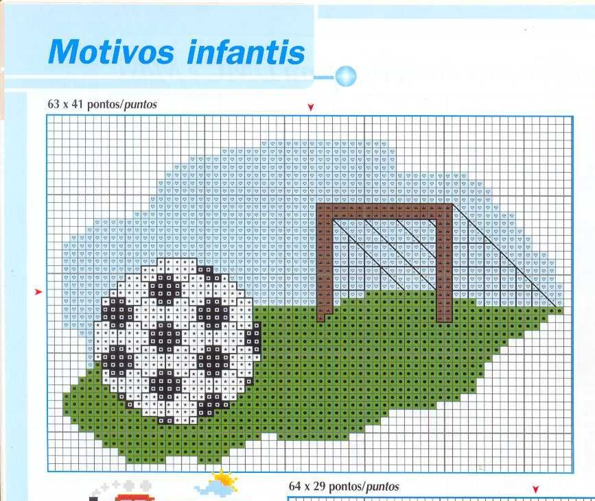Schema punto croce Pallone porta