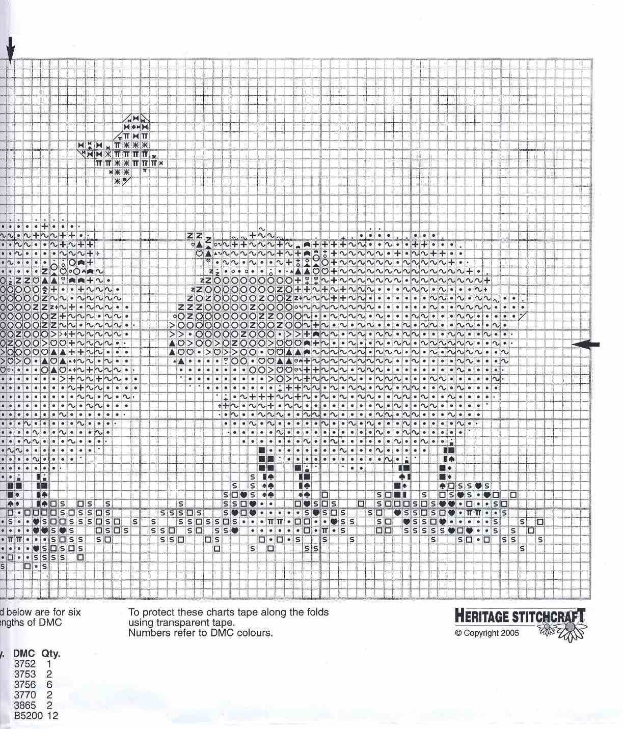 Schema punto croce Pecore 2