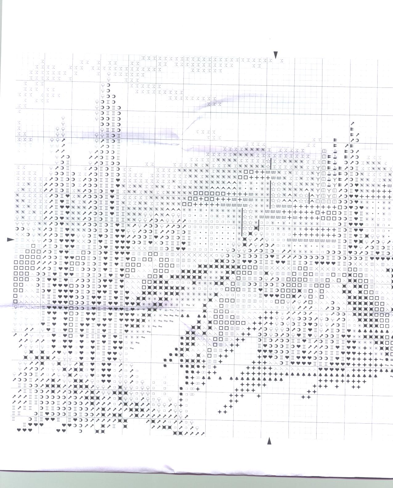 Schema punto croce Podere toscano 2