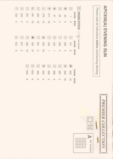 Schema punto croce Prato 12