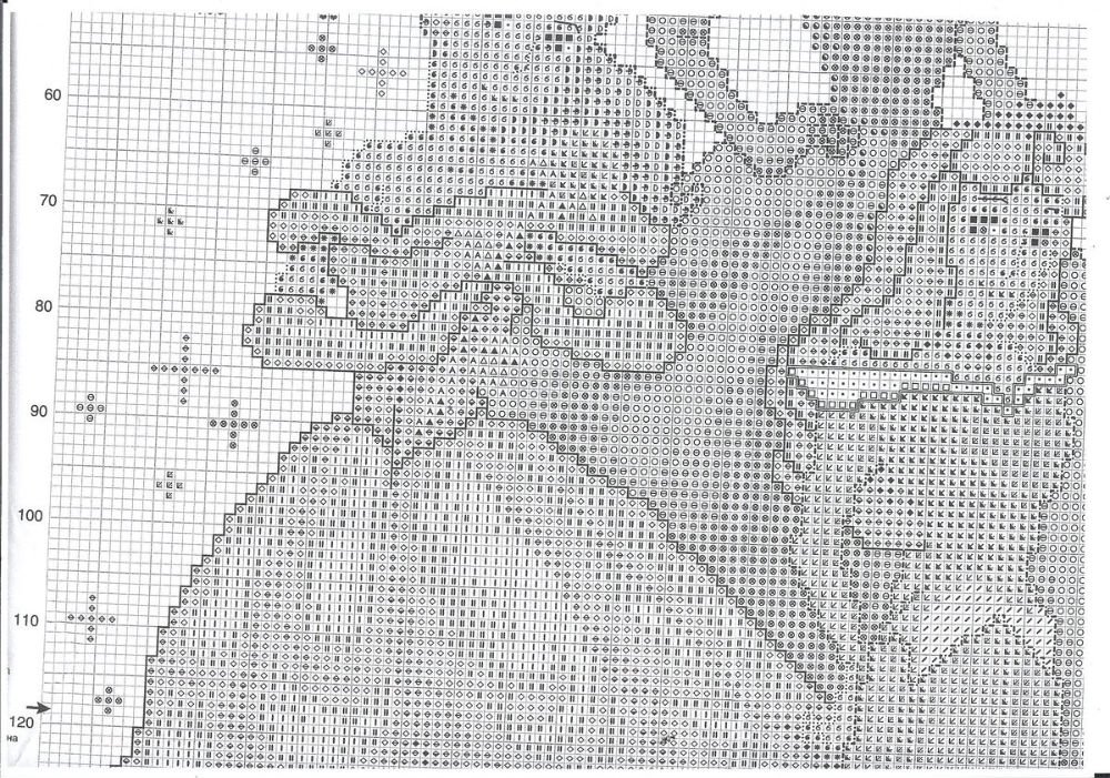 Schema punto croce Principesse disney 1