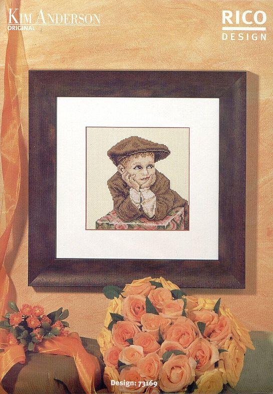 Schema punto croce Ragazzo con coppola