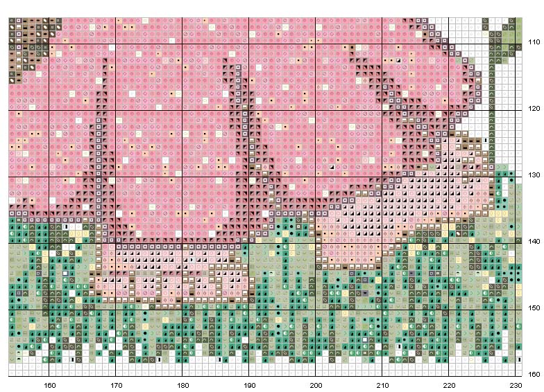 Schema punto croce Rallegratevi nel signore 6