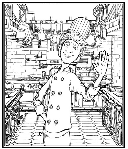 Schema punto croce Ratatouille 8