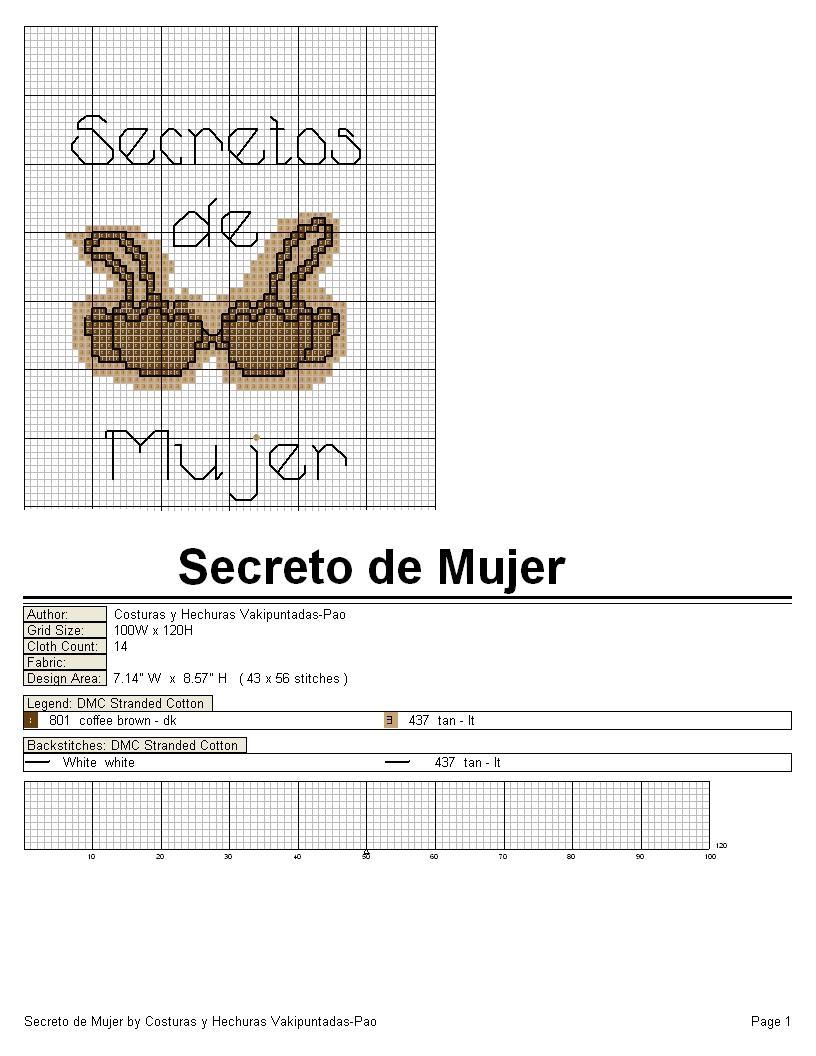 Schema punto croce Reggiseno1