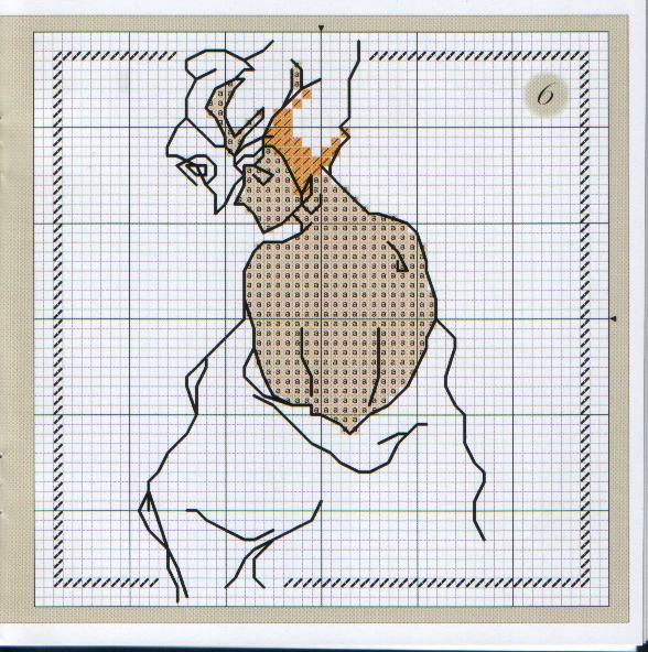 Schema punto croce Sensualita donna 6