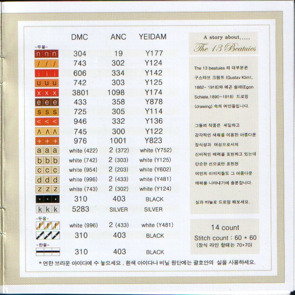 Schema punto croce Sensualita donna legenda