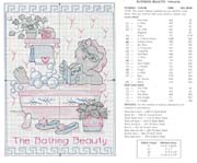 Schema punto croce Bagno-lettura