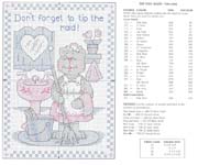 Schema punto croce Bagno-pulizie