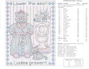 Schema punto croce Bagno-water