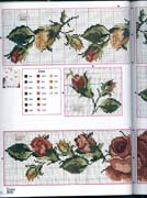 Schema punto croce Bordi-asciugamani-rose-4