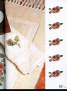 Schema punto croce Bordi-asciugamani-rose