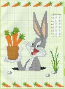 Schema punto croce Bugs-bunny