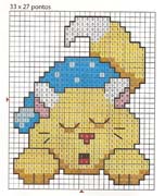 Schema punto croce Buonanotte-4