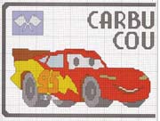 Schema punto croce Cars-1
